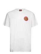 Classic Dot Chest T-Shirt Santa Cruz White
