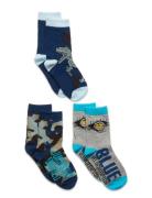 Socks Sun City Jurassic Park Blue