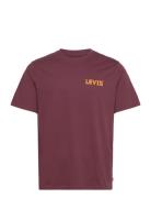 Ss Relaxed Fit Tee Lc Headline LEVI´S Men Burgundy