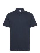 Regular Linen Look Polo - Gots/Vega Knowledge Cotton Apparel Blue