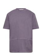 Garment Dye T-Shirt Tom Tailor Purple