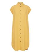 Byfalakka Ss Shirt Dress - Light Wo B.young Yellow