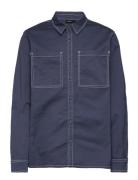 Nlmsuni Twi Ls Overshirt LMTD Blue