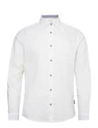Cotton Linen Shirt Tom Tailor White