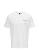 Onskye Reg Photo Ss Tee ONLY & SONS White