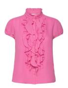Ellisz Ss Shirt Saint Tropez Pink