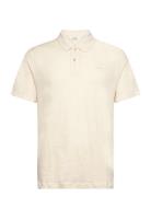 Duke Linen Polo Ss Gabba Cream