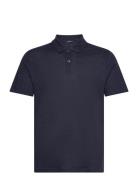 Duke Linen Polo Ss Gabba Navy