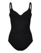 Emblem Bikini Covering Underwired Swimsuit Chantelle Beach Black