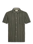 Akleo S/S Dobby Shirt Anerkjendt Green