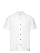 Akleo S/S Cot/Linen Shirt Anerkjendt White
