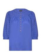 Blouse-Woven Brandtex Blue