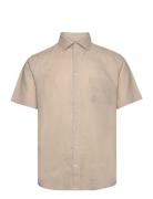 Bs Lott Casual Modern Fit Shirt Bruun & Stengade Beige