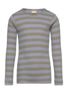 T-Shirt L/S Modal Double Striped Petit Piao Patterned