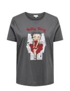 Carboop Life Ss Boxy Tee Lcs Jrs ONLY Carmakoma Grey