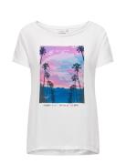 Carketty Life Ss Mix Tee Jrs ONLY Carmakoma White