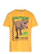 Short-Sleeved T-Shirt Sun City Jurassic Park Orange