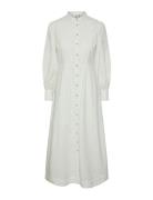 Yasmia Ls Long Dress S. YAS White