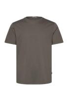 Mercerized Cotton Tee S/S Lindbergh Black Brown