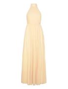 Fionne Pleated Gown Bubbleroom Yellow