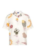 Jorjeff Gallery Aop Resort Shirt Ss Smu Jack & J S Beige