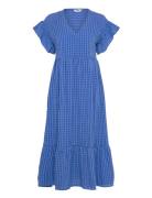 Objvita S/S Long Dress Rep Object Blue