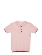 Rib Knitted Polo Copenhagen Colors Pink