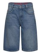 Denim Bermuda Shorts Hugo Kids Blue