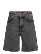 Denim Bermuda Shorts Hugo Kids Grey