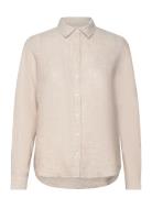 Reg Linen Chambray Shirt GANT Beige