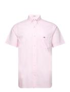 Reg Classic Poplin Ss Shirt GANT Pink