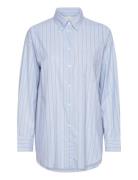 Os Luxury Oxford Bd Striped Shirt GANT Blue