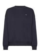 Rel Shield C-Neck Sweat GANT Navy