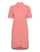 Slim Shield Ss Pique Polo Dress GANT Pink