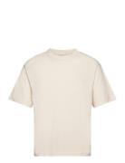 Logo Ss T-Shirt GANT Cream