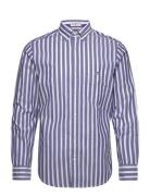 Reg Wide Poplin Stripe Shirt GANT Blue