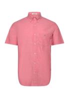 Reg Cotton Linen Ss Shirt GANT Pink