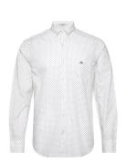 Reg Micro Print Shirt GANT White
