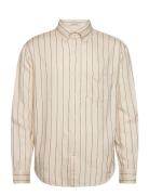 Rel Slub Stripe Shirt GANT Cream