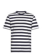 Stripe Ss T-Shirt GANT Blue