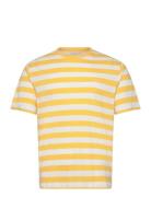 Stripe Ss T-Shirt GANT Yellow
