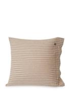 Striped Cotton Flannel Pillowcase Lexington Home Beige