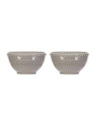 Daisy Small Bowl 2-Pack PotteryJo Grey