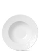 Rhombe Soup Plate Lyngby Porcelæn White