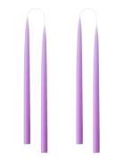 Hand Dipped Candles, 4 Pack Kunstindustrien Purple