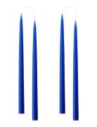 Hand Dipped Candles, 4 Pack Kunstindustrien Blue