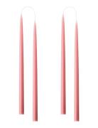Hand Dipped Candles, 4 Pack Kunstindustrien Pink