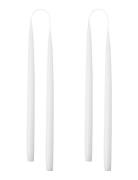 Hand Dipped Candles, 4 Pack Kunstindustrien White