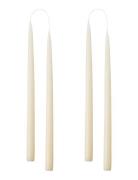 Hand Dipped Candles, 4 Pack Kunstindustrien White