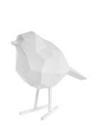 Statue Bird Small Present Time White